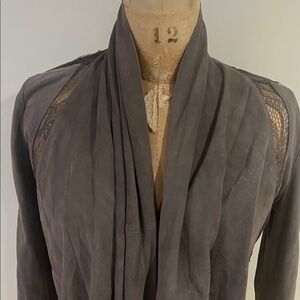 Haute Hippie suede lace Jacket